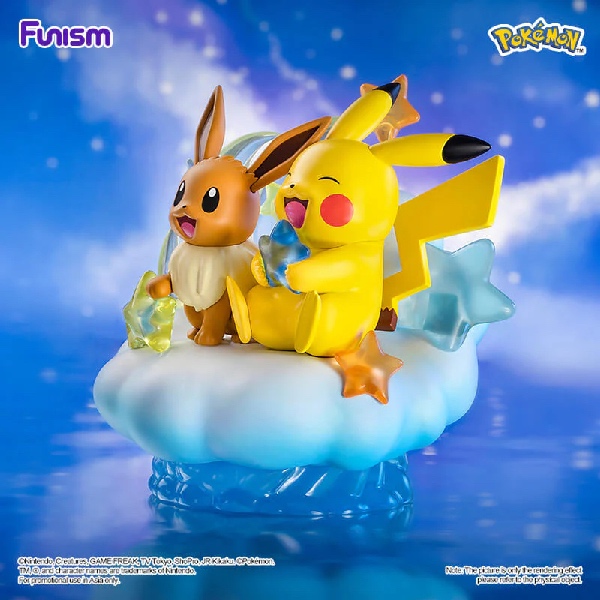 Funism Pokémon Prime Figure - Eevee and Pikachu Nebula - Afbeelding 3