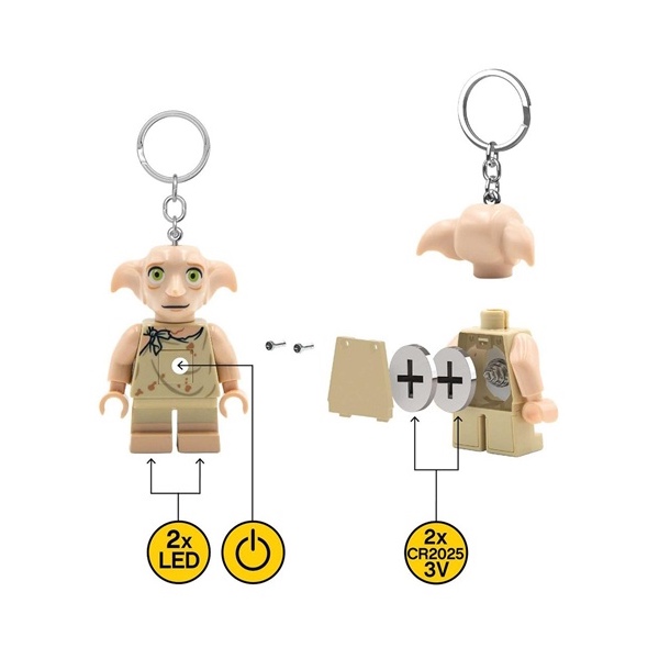 LEGO Sleutellampje Harry Potter - Dobby - Afbeelding 4