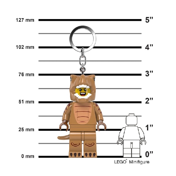 LEGO Sleutellampje T-Rex Costume Fan - Afbeelding 5