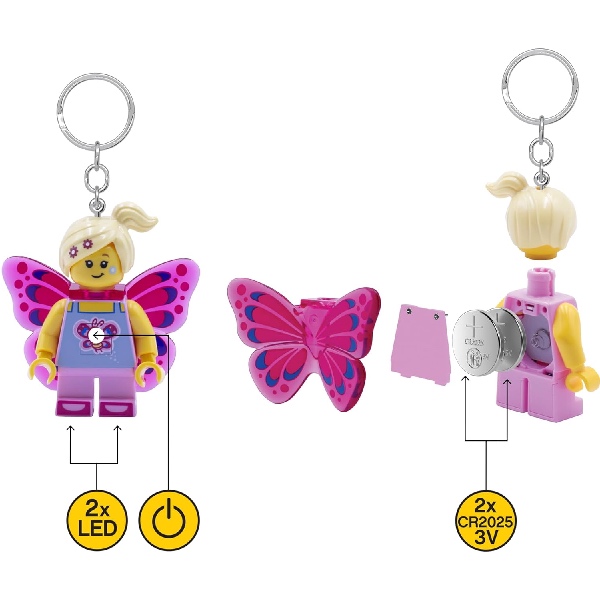 LEGO Sleutellampje Butterfly Girl - Afbeelding 4