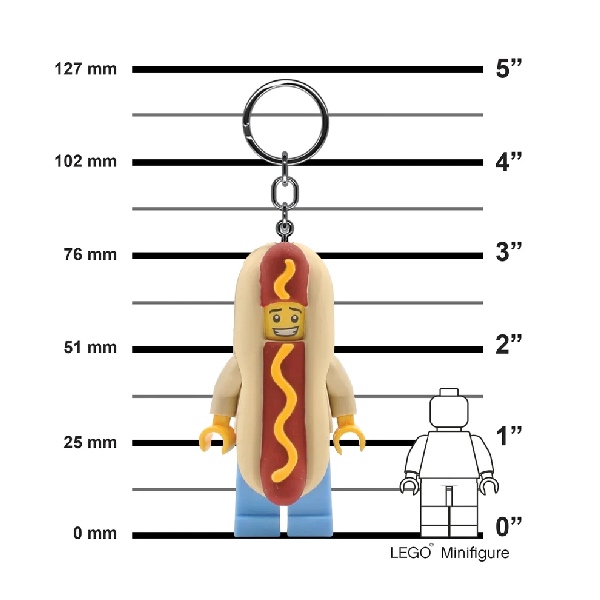 LEGO Sleutellampje Classic Hotdog Guy - Afbeelding 4
