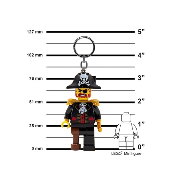 LEGO Sleutellampje Piraten Kapitein Brickbeard - Afbeelding 5