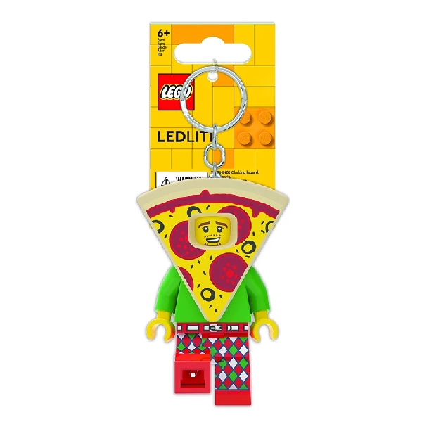 LEGO Sleutellampje Pizza Guy