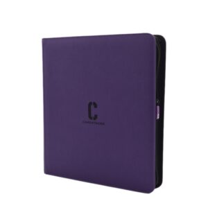 Cardstacks 12-Pocket Binder Zippered Paars
