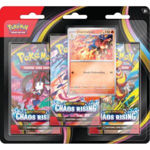 Pokémon TCG Mega Evolution - Chaos Rising 3-Booster Blister Charmeleon