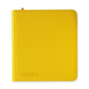 VaultX Exo-Tec Zip Binder 12 Pocket - Sunrise Yellow