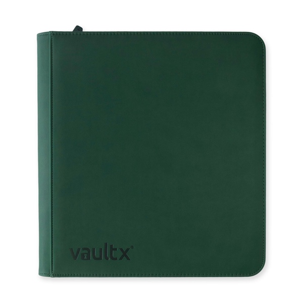 VaultX Exo-Tec Zip Binder 12 Pocket XL - Forest Green