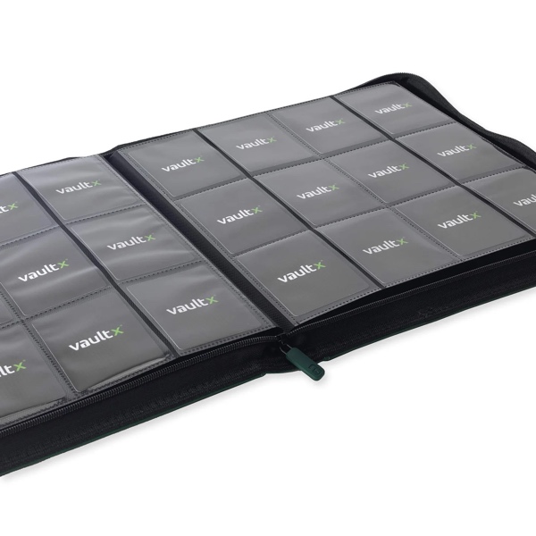 VaultX Exo-Tec Zip Binder 12 Pocket XL - Forest Green - Afbeelding 3