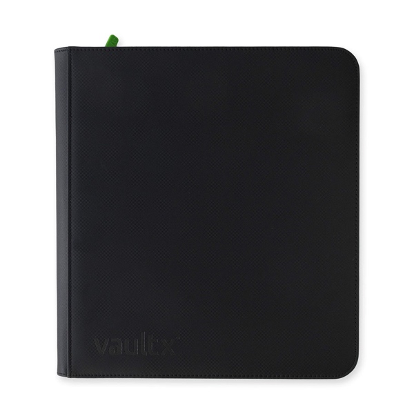 VaultX Exo-Tec Zip Binder 12 Pocket XL - Signature Black