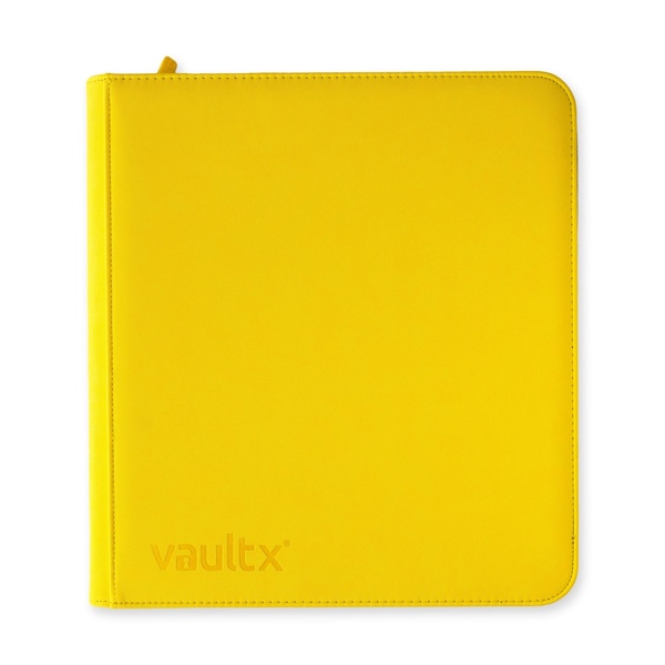 VaultX Exo-Tec Zip Binder 12 Pocket XL - Sunrise Yellow