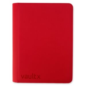 VaultX Exo-Tec Zip Binder 16 Pocket XXL - Fire Red