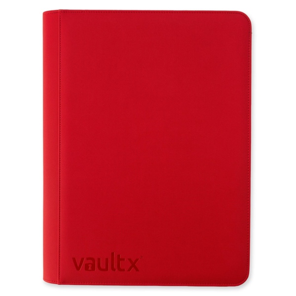 VaultX Exo-Tec Zip Binder 16 Pocket XXL - Fire Red