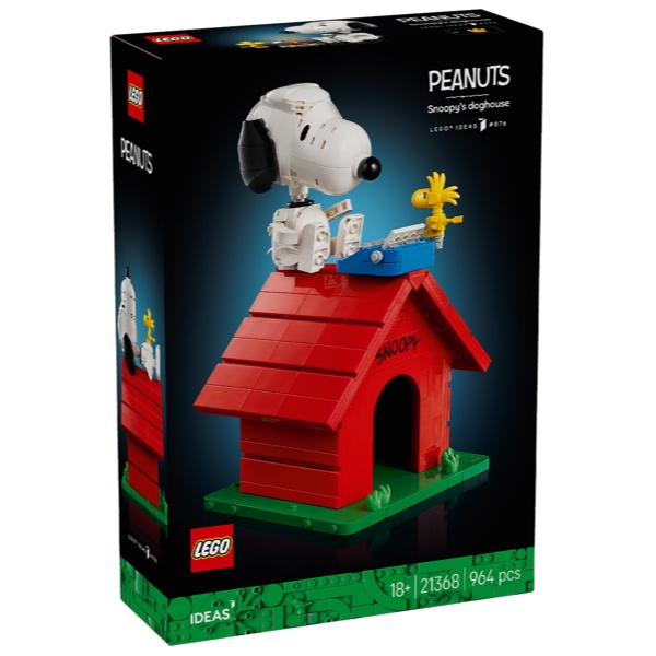 LEGO Ideas 21368 Peanuts - Snoopy's Hondenhok