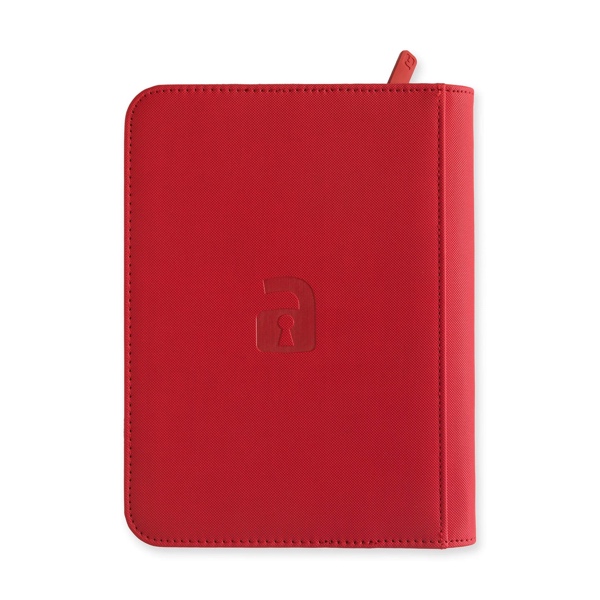 VaultX Exo-Tec Zip Binder 4-Pocket - Fire Red - Afbeelding 2
