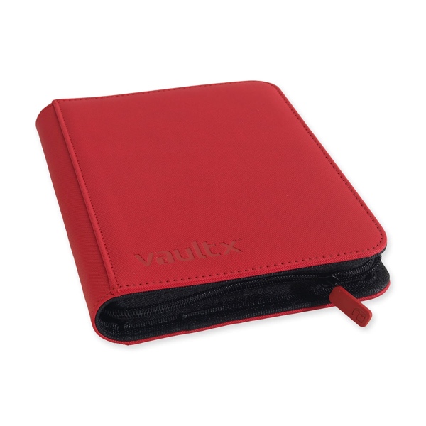 VaultX Exo-Tec Zip Binder 4-Pocket - Fire Red - Afbeelding 4