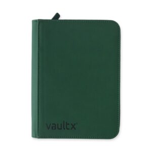 VaultX Exo-Tec Zip Binder 4-Pocket - Forest Green