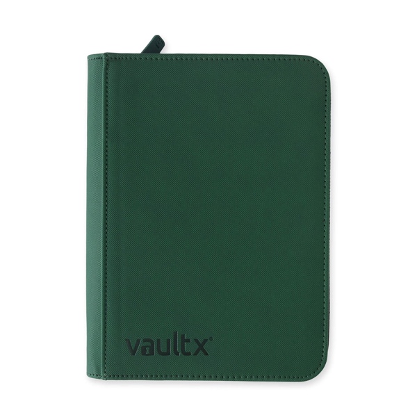 VaultX Exo-Tec Zip Binder 4-Pocket - Forest Green