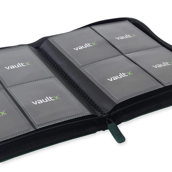 VaultX Exo-Tec Zip Binder 4-Pocket - Forest Green - Afbeelding 3