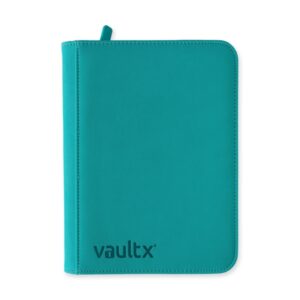 VaultX Exo-Tec Zip Binder 4-Pocket - Ocean Blue