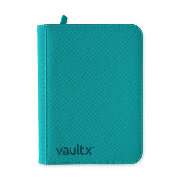 VaultX Exo-Tec Zip Binder 4-Pocket - Ocean Blue