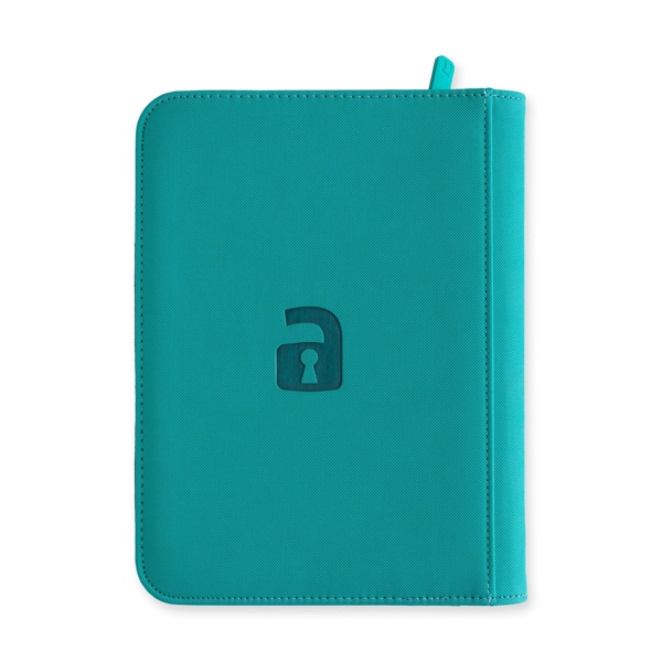 VaultX Exo-Tec Zip Binder 4-Pocket - Ocean Blue - Afbeelding 2