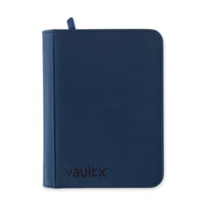 VaultX Exo-Tec Zip Binder 4-Pocket - Royal Blue