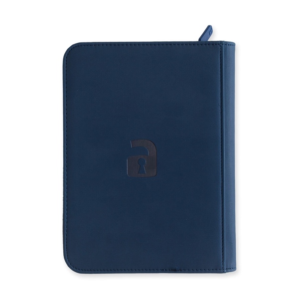 VaultX Exo-Tec Zip Binder 4-Pocket - Royal Blue - Afbeelding 2