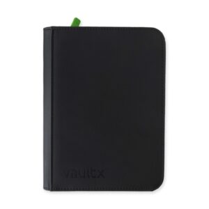 VaultX Exo-Tec Zip Binder 4-Pocket - Signature Black