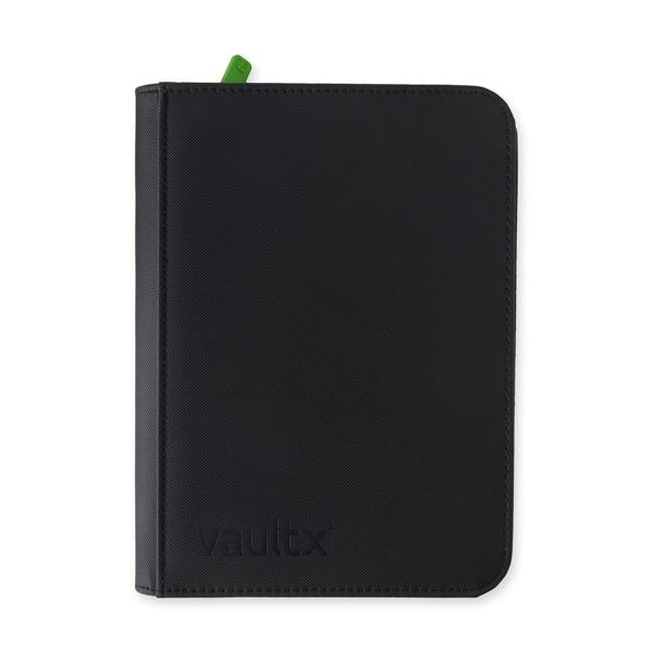 VaultX Exo-Tec Zip Binder 4-Pocket - Signature Black