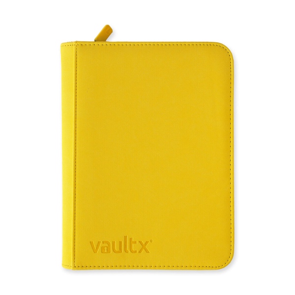 VaultX Exo-Tec Zip Binder 4-Pocket - Sunrise Yellow