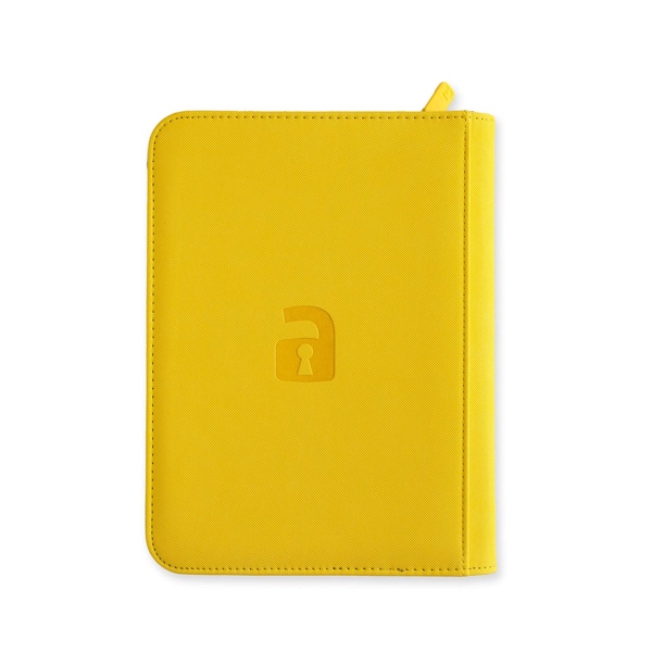 VaultX Exo-Tec Zip Binder 4-Pocket - Sunrise Yellow - Afbeelding 2