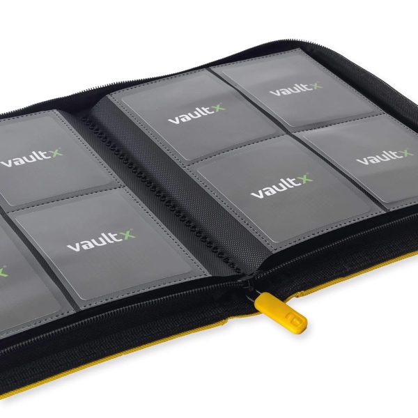 VaultX Exo-Tec Zip Binder 4-Pocket - Sunrise Yellow - Afbeelding 3