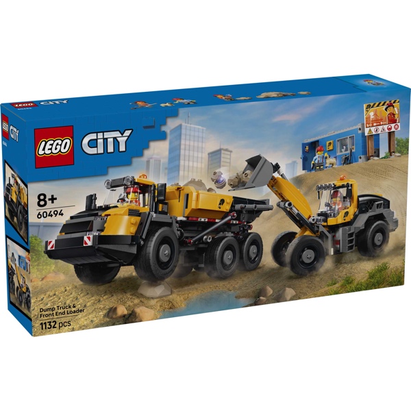 LEGO City 60494 Kiepwagen En Voorlader