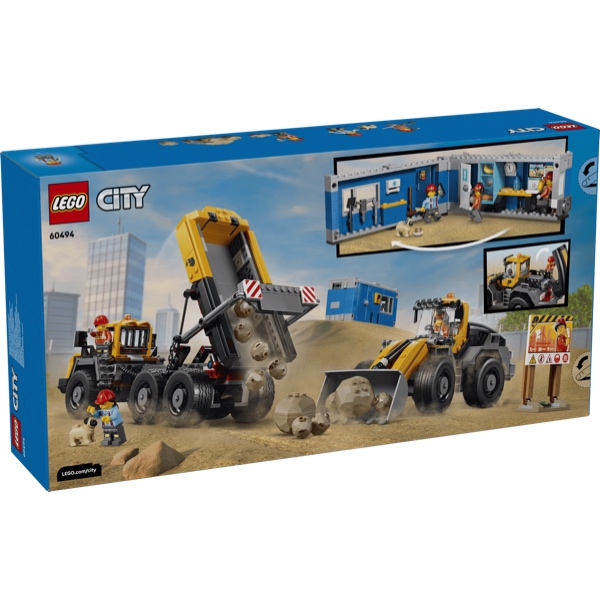 LEGO City 60494 Kiepwagen En Voorlader - Afbeelding 5
