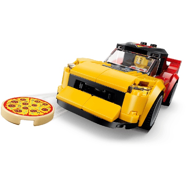 LEGO City 60496 Pizzacentrale Met Voertuigen - Afbeelding 3
