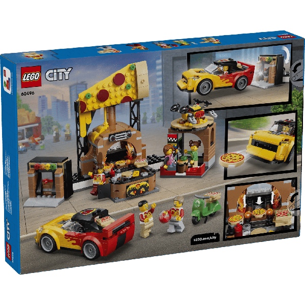 LEGO City 60496 Pizzacentrale Met Voertuigen - Afbeelding 5