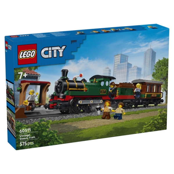 LEGO City 60511 Vintage Stoomtrein