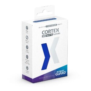 Ultimate Guard Cortex Sleeves Standard Size (100) - Blue Matte