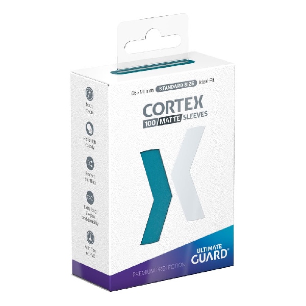 Ultimate Guard Cortex Sleeves Standard Size (100) - Petrol Matte