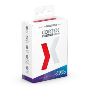 Ultimate Guard Cortex Sleeves Standard Size (100) - Red Matte
