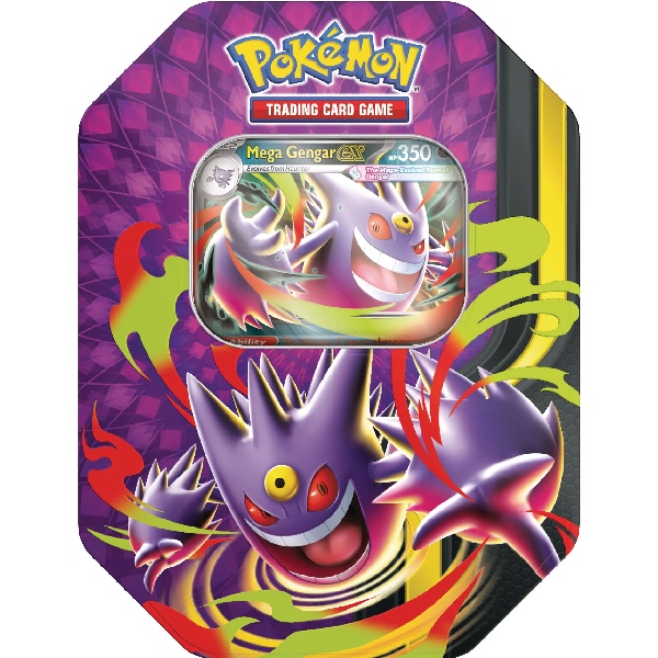 Pokémon TCG Mega Moonlit EX Tin Mega Gengar of Mega Clefable - Afbeelding 4