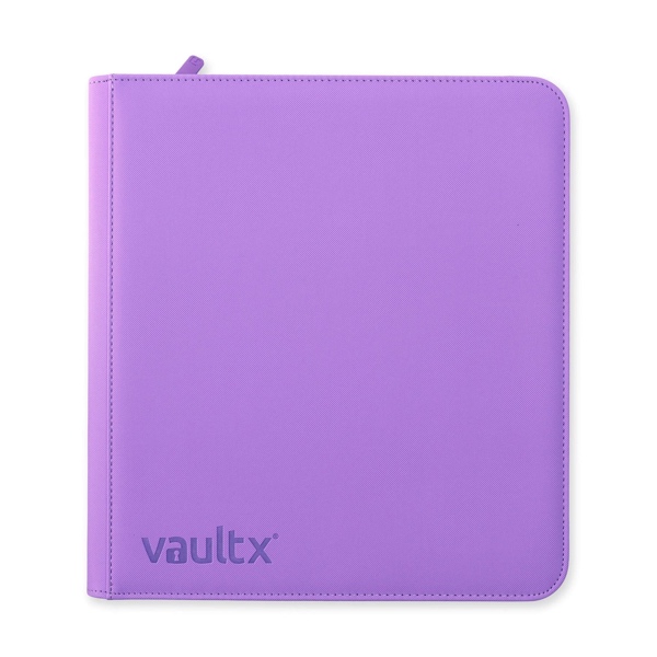 VaultX Exo-Tec Zip Binder 12 Pocket - Just Purple