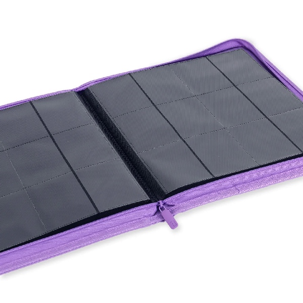 VaultX Exo-Tec Zip Binder 12 Pocket - Just Purple - Afbeelding 3