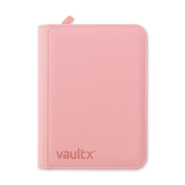 VaultX Exo-Tec Zip Binder 4-Pocket - Just Pink