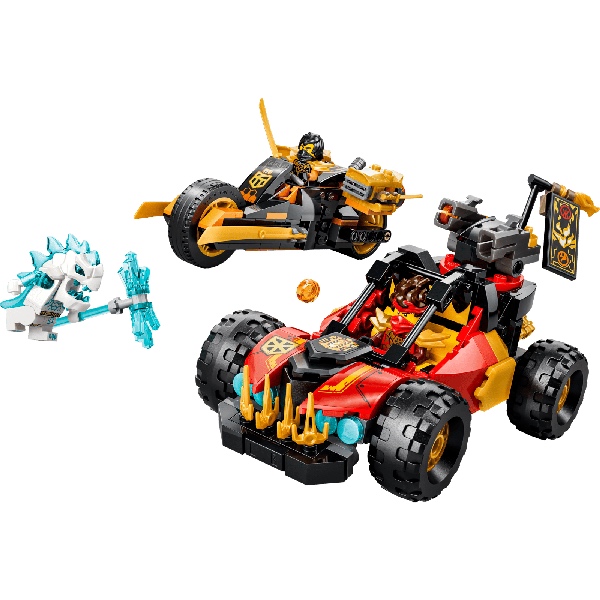 LEGO Ninjago 71864 Kai en Cole's Combivoertuigen - Afbeelding 2