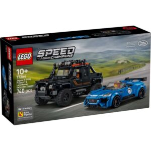LEGO Speed Champions 77263 Jaguar Project 7 en Land Rover Defender
