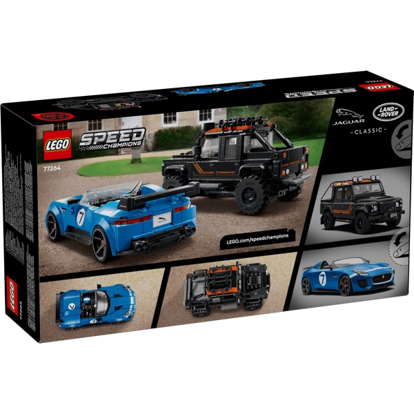 LEGO Speed Champions 77263 Jaguar Project 7 en Land Rover Defender - Afbeelding 8