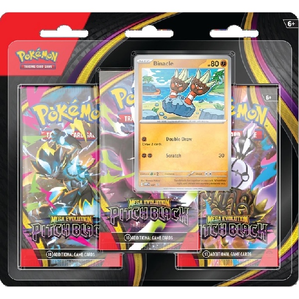 Pokémon TCG Pitch Black 3 Booster Blister Binacle