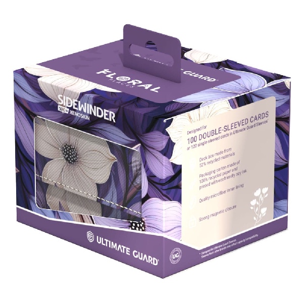 Ultimate Guard Sidewinder 100+ Xenoskin Floral Places - Moonlit Glen