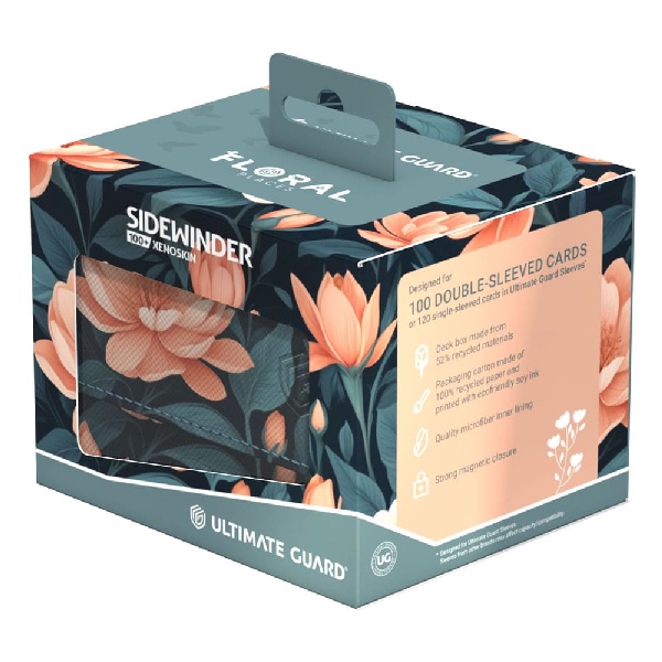 Ultimate Guard Sidewinder 100+ Xenoskin Floral Places - Quiet Glade